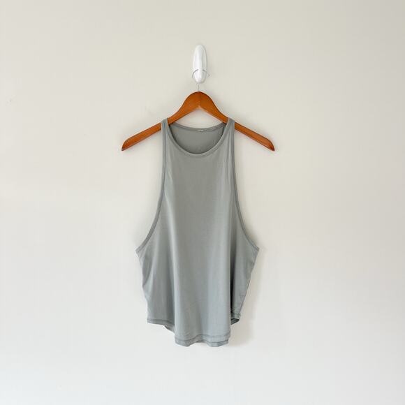Lululemon Sweat Date Singlet Tank Top in Misty Moss Green Blue, Size 4 - Picture 5 of 9